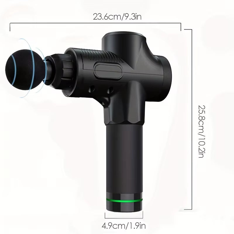 30 Level Massage Gun Fascia Deep Muscle Relax Body Neck Massager Electric Fitness Equipment Noise Reduction Male Female