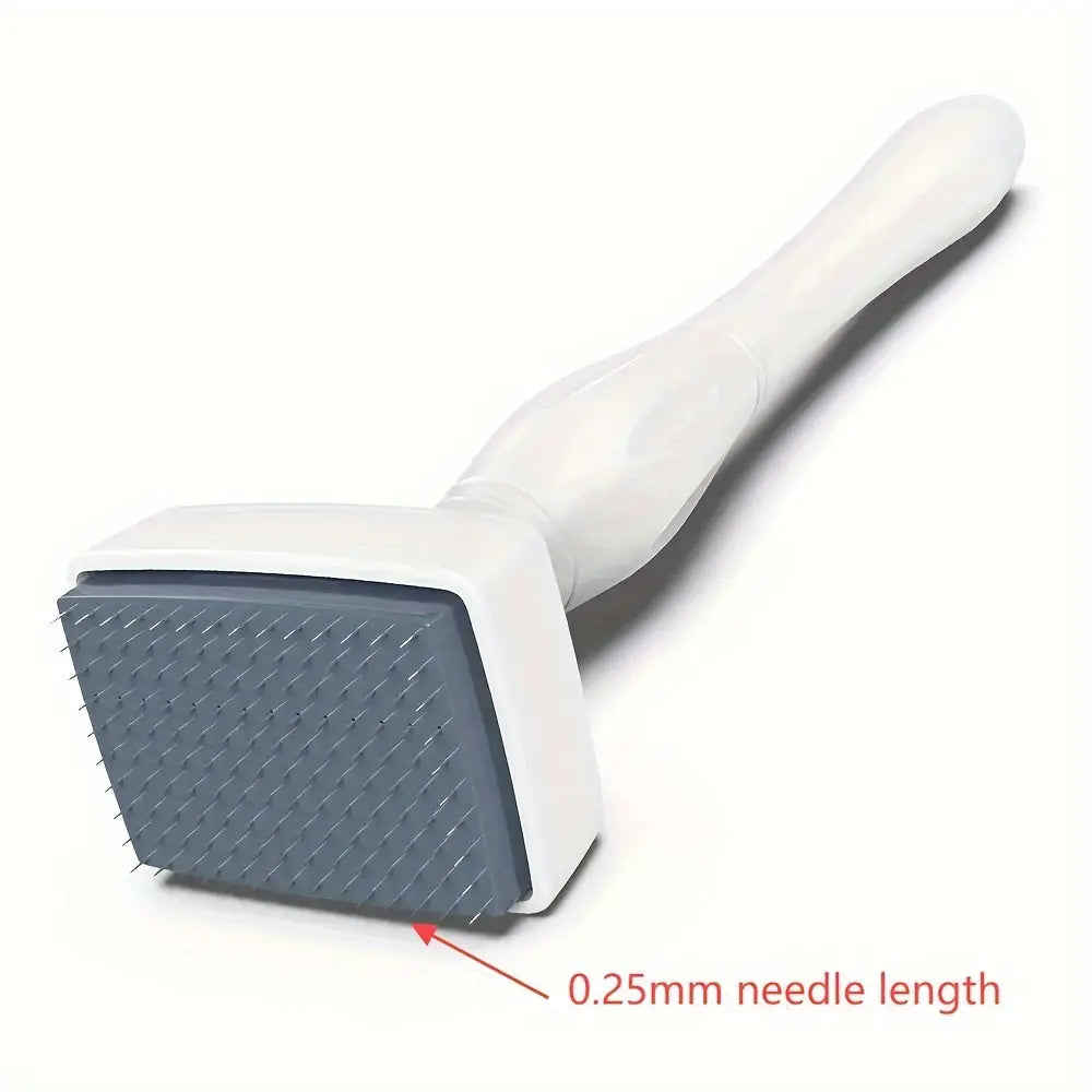 140Needles Derma Stamp Adjustable Microneedle Roller for Hair Care and Skin Massage, Professional Skincare Tool for Home and Salon Use, Facial Cleansing and Massage Device
