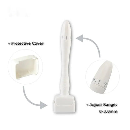 140Needles Derma Stamp Adjustable Microneedle Roller for Hair Care and Skin Massage, Professional Skincare Tool for Home and Salon Use, Facial Cleansing and Massage Device