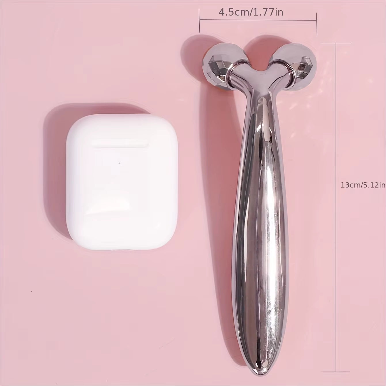One Piece 3D Face Massager 360 Degree Rotating Face Eyes Massage Roller Handheld Y Shaped Face Beauty Tool Beauty Equipment