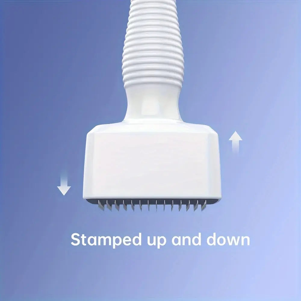 140Needles Derma Stamp Adjustable Microneedle Roller for Hair Care and Skin Massage, Professional Skincare Tool for Home and Salon Use, Facial Cleansing and Massage Device